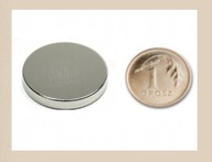 Guľatý silný magnet 25x5 25/5 mm 1 ks neodým
