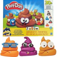 CIASTOLINA ZESTAW KUPA ZABAWY POOP 7 TUB PLAY DOH