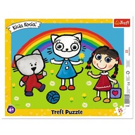 Puzzle Trefl Kicia Kocia 25 elementów Pogodny dzień Kici Koci 31389