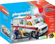 PLAYMOBIL 5681 KARETKA ZE ŚWIATŁEM I DŹWIĘKIEM USA