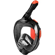 Maska do nurkowania pełnotwarzowa, z kamerką Beon Pro G4 czarna