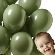 Balony Duże Zielone Pastelowe Na Dekoracje Urodzinowe Ślub Komunia 50szt