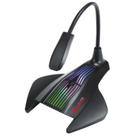 Mikrofón pre prehrávač Marvo MIC-01, USB, RGB, zoom