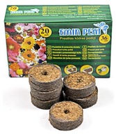 Virágtartók TŐZEGKORONGOK 36 mm átmérővel – 20 db/csomag
