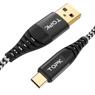 Kabel USB - USB typ C Topk 2 m