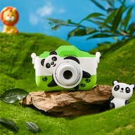 Aparat cyfrowy ZeeTech Aparat cyfrowy dla dzieci Panda 40 Mpx gry selfie zielony