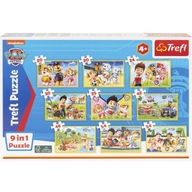 Puzzle Trefl 9w1 327 elementów psi patrol 9w1