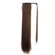 Treska włosy długie syntetyczne brąz