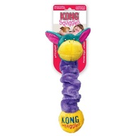 Zabawka pluszowa dla psa Kong Zabawka dla psa z piszczałką Kong Squiggles Assorted M
