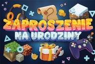 Zaproszenie Urodziny 10szt Praca zbiorowa