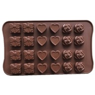 Forma silikonowa - czekoladki