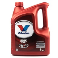 Olej silnikowy Valvoline olej valvoline max life 5w 40 4l 4 l 5W-40