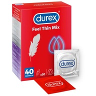 DUREX Feel Thin Mix prezerwatywy CIENKIE 40 szt.