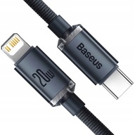 Kabel USB typ C - Apple Lightning Baseus 2 m czarny