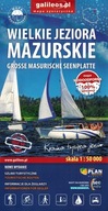 MAZURY WIELKIE JEZIORA MAZURSKIE MAPA WODOODPORNA Praca zbiorowa