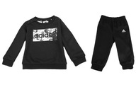 Adidas dres dziecięcy czarny bawełna rozmiar 68 (63 - 68 cm)