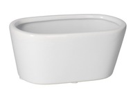 Doniczka Polnix 16 cm x 8,7 x 7,2 cm ceramika biały
