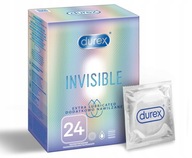 Prezerwatywy super cienkie Durex Invisible 24 sztuki