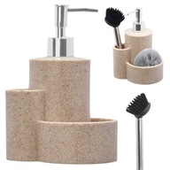 MOSOGATÓSZER ADAGOLÓ KEFÉVEL ÉS SZIVACCSAL, BÉZS