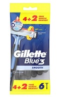 Gillette, Blue3, Maszynki jednorazowe, 6 sztuk