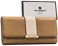 PETERSON oryginalny portfel damski lakier pojemny prezent dla niej