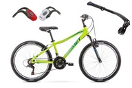 Rower MTB Romet Rambler 24" rama 13 cali koło 24 " zielony