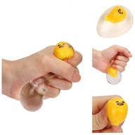 Gniotek Antystresowy Do Ściskania Przezroczyste Jajko Z Żółtkiem Fidget