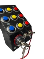 Button Box symulator Euro Truck + stacyjka ETS ATS Panel przyciski guziki