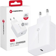 Nabíječka do sítě USB-C 45W 3A PD QC 4.0, rychlé nabíjení, Typ C Forcell