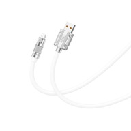 Kabel USB typ C XO NB227 1,2 m biały