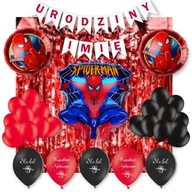 Zestaw Dekoracje Balony SpiderMan Urodziny