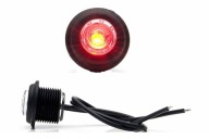 Габаритный фонарь led диодный waś w80 красный фото, цена