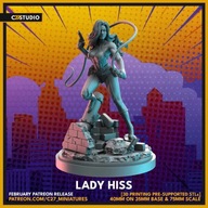 Lady Hiss matched to Marvel Crisis Protocol