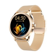 Smartwatch Linwear Smartwatch złoty