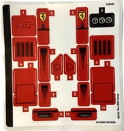 LEGO 76934stk01 6513804 Matrica lap 1 db ÚJ