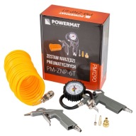 PNEUMATIKUS SZERSZÁMKÉSZLET KOMPRESSZORHOZ TÖMLŐ TARTOZÉKOK 6 DB-OS