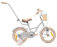 Rower Sun Baby Flower Bike 14" Beżowy, Biały