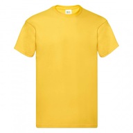 Koszulka męska Original FruitLoom Ciemnożółty XL