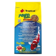 Pokarm dla ryb Tropical Pond Sticks Mixed 50 l 4 kg
