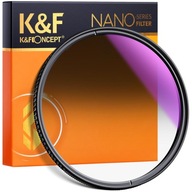 K&F POLOVIČNÝ FILTER sivý NanoX GND8 Soft 49mm