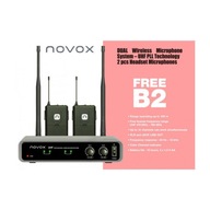 Bezdrôtový mikrofónový set Novox Free B2