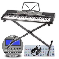 Keyboard Meike duży keyboard organy MK-922-61 klawiszy statyw