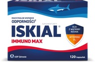 ISKIAL IMMUNO MAX olej z wątroby rekina 120 kapsułek