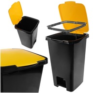 SZEMETESKOSÁR 45L-ES SZELEKTÍV HULLADÉKGYŰJTŐ KUKA PEDÁLOS