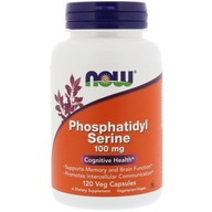 Now Foods Fosfatydyloseryna 100Mg 120 Kaps