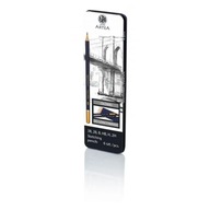 Ołówki do szkicowania w metalowym pudełku Astra 206118001 6 sztuk