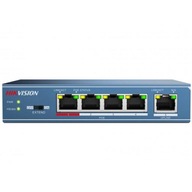 Switch Hikvision DS-3E0105P-E/M(B) 6 portów niebieski