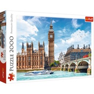 Puzzle Trefl Premium Quality 2000 elementów Puzzle Big Ben, Londyn, Anglia 2000 27120