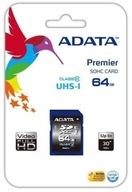 Karta SD Adata SDXC 64GB 64 GB