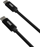 Kabel Yenkee YCU C02 BK USB-C, 60W, 0,2m, czarny